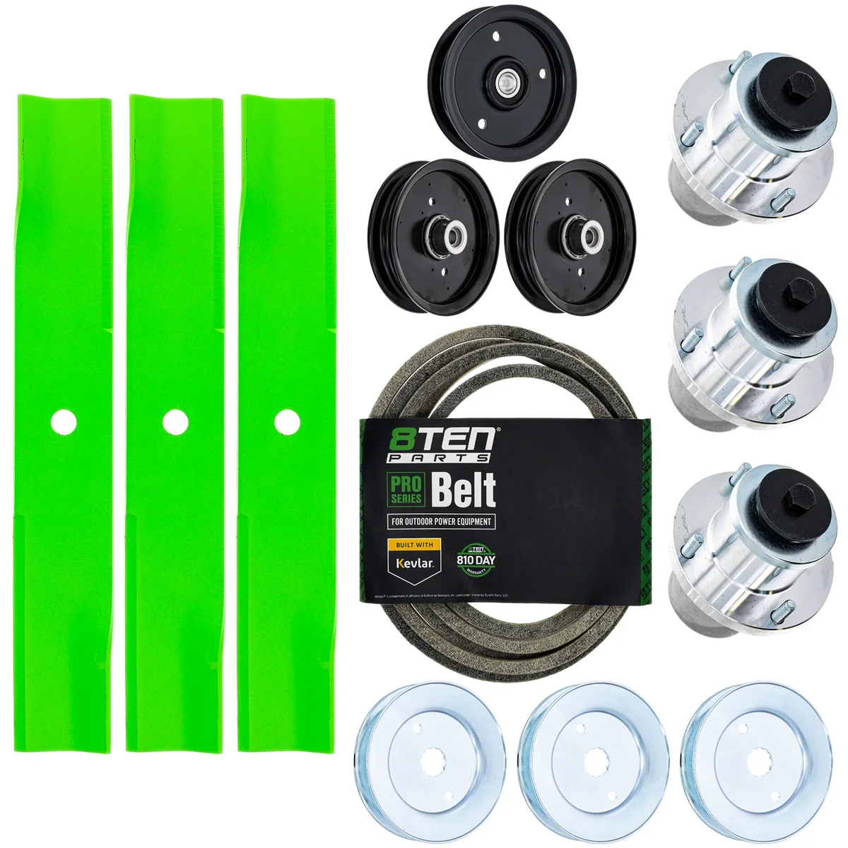 Deck Rebuild Kit for Hustler Raptor XDX 48-Inch 601123 607208 604665 605512