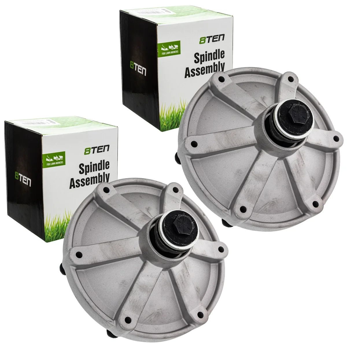 Mower Deck Spindle Set For Exmark Toro 116-5712 109-8744 116-3497 121-5681 109-6394 | 2-PACK