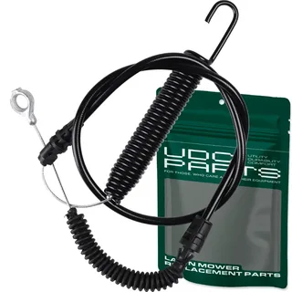 UDC Parts 946-05124A Clutch Cable for 32 inch MTD Craftsman Troy Bilt Murray Huskee Deck Engagement Cable 746-05124 946-05124 746-05124A TB42 TB46 Bronco Pony Horse LT4200 T1000 T1100