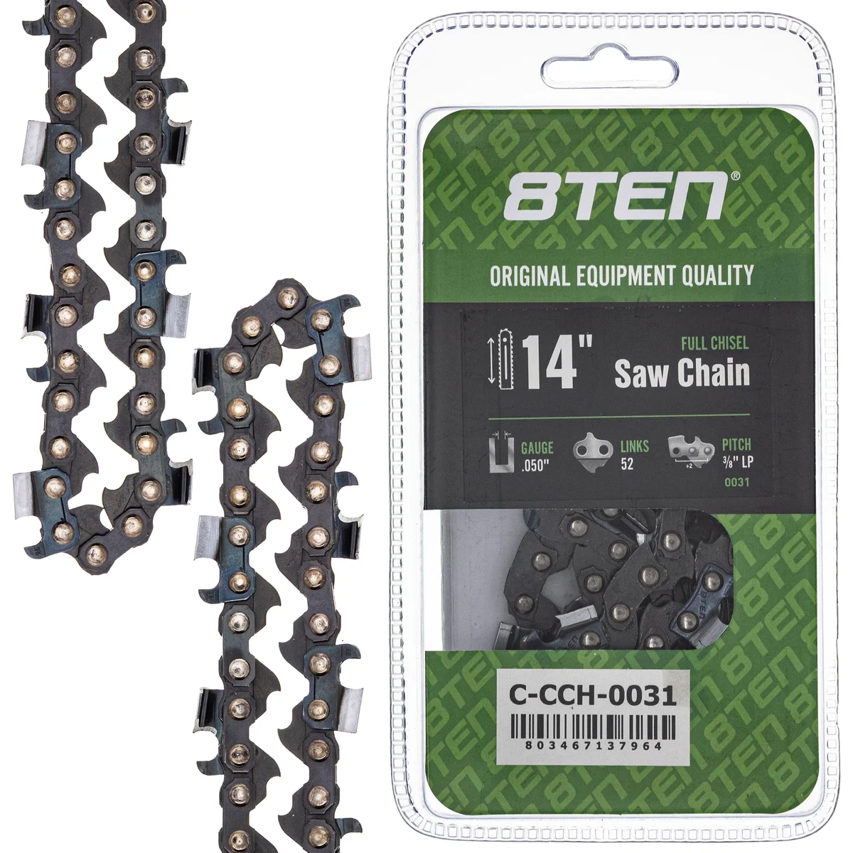 Chainsaw Chain 14 Inch .050 3/8 LP 52DL For Echo Homelite Husqvarna 576936552 501847052 91PX52CQ