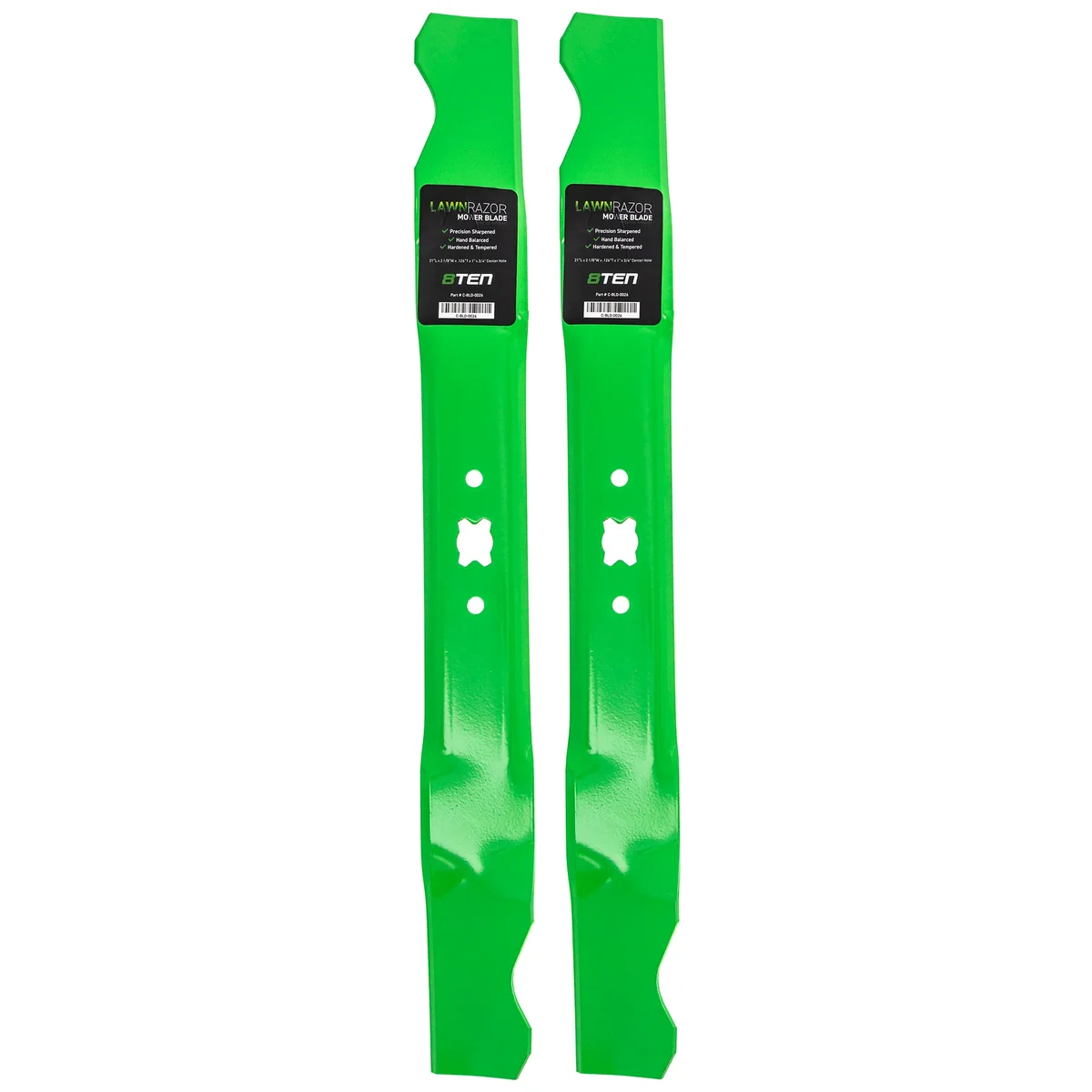 LawnRAZOR Mulching Blade For Craftsman Cub Cadet MTD 742-0741 942-0741A 942-0741 490-100-M084 | 2-PACK