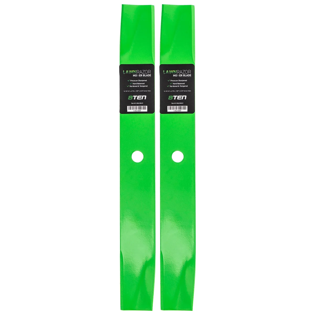LawnRAZOR Mower Blade Set 810-CBL2281D For Gravely Ariens 046998 08779200 08779251 09082400 09246700 | 2-PACK