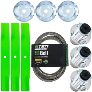 Blade Spindle Belt Kit for Hustler FasTrak 54-Inch SDX 601124 607208 604664