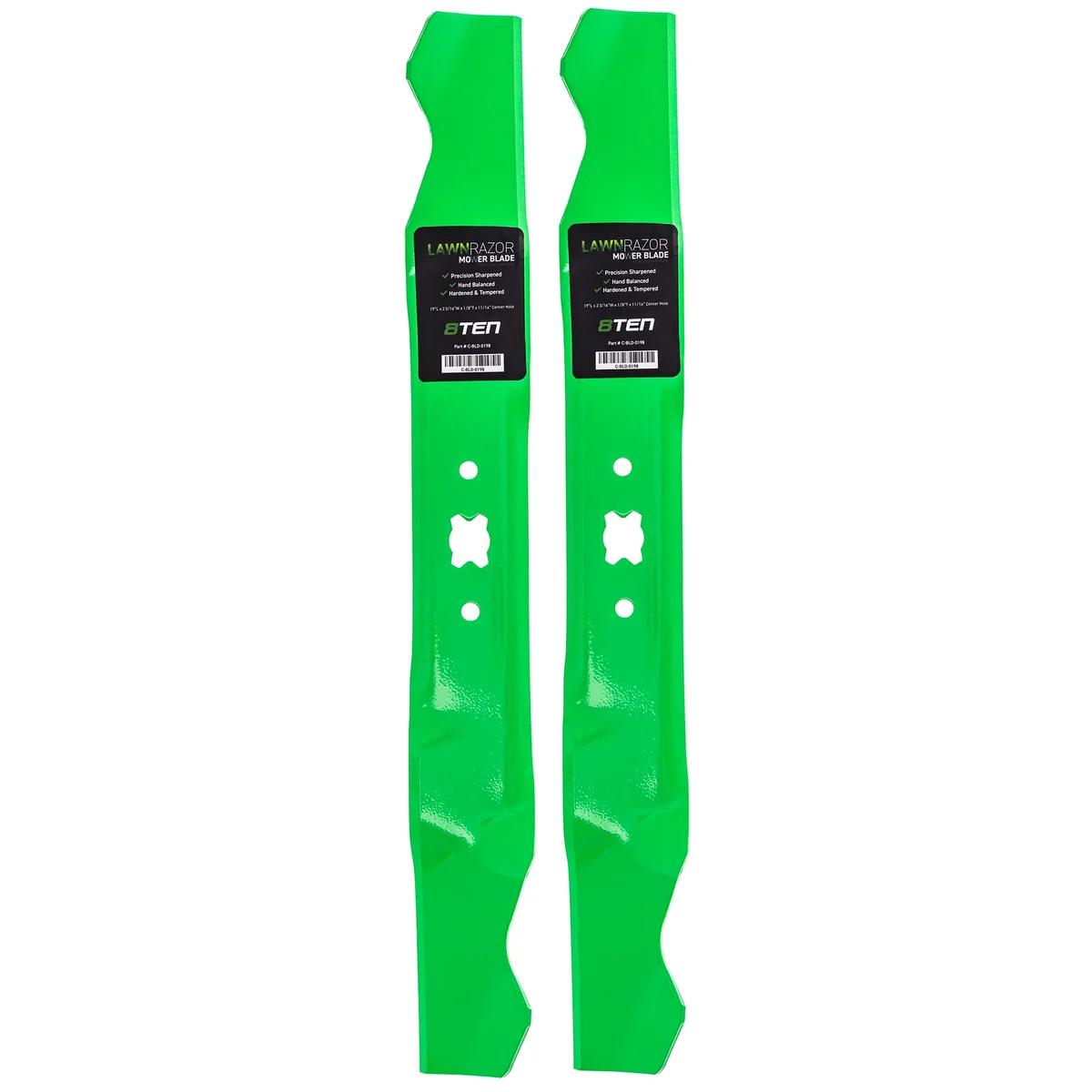LawnRAZOR Mulching Blade For Cub Cadet MTD Yard-Man 942-0739 742-0739 | 2-PACK