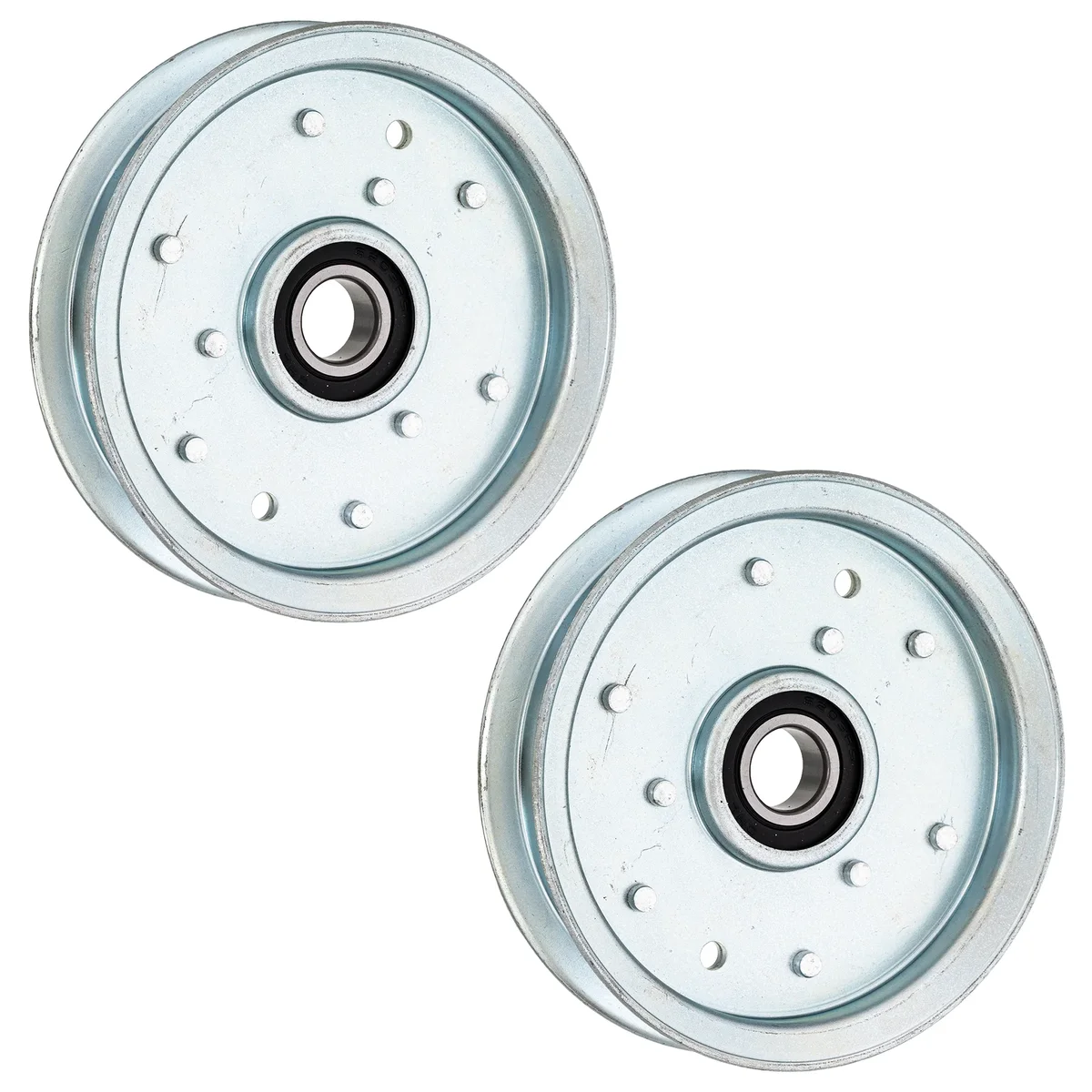 Flat Idler Pulley Set For Cub Cadet Troy-Bilt Columbia 756-05042 | 2-PACK