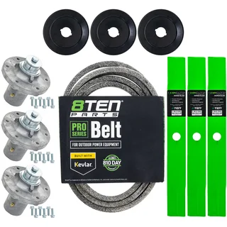 Blade Spindle Belt Kit for Snapper SPX2548 48-Inch 1759055YP 1757364YP