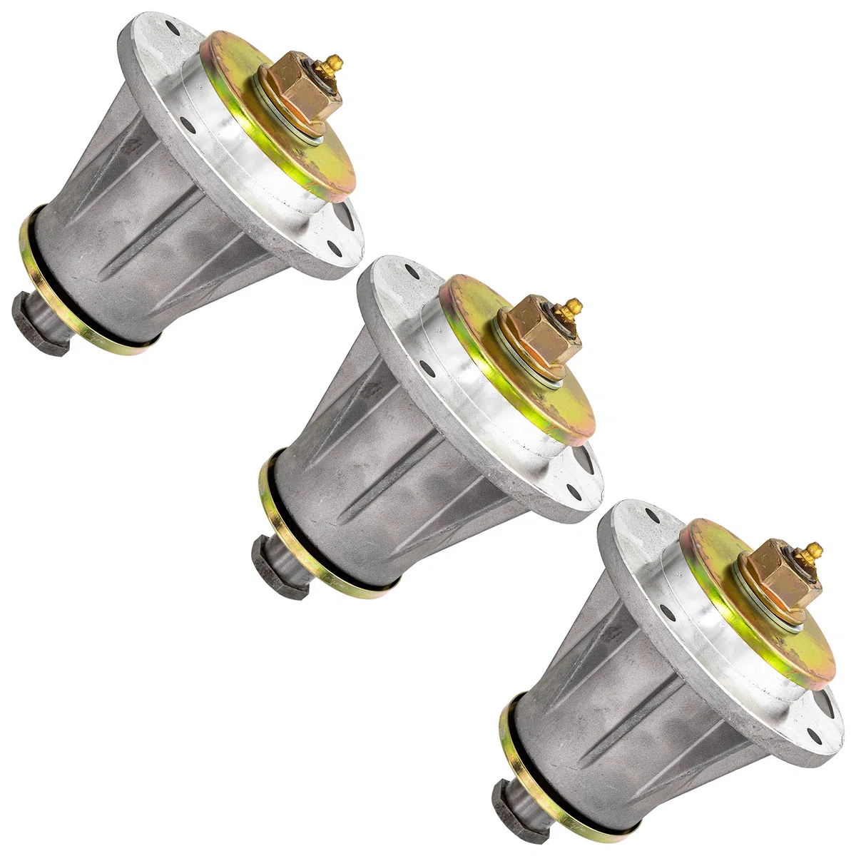Deck Spindle Set For Husqvarna 539131383 966956101 539114820 539114821 539108773 966956201 539131385 | 3-PACK