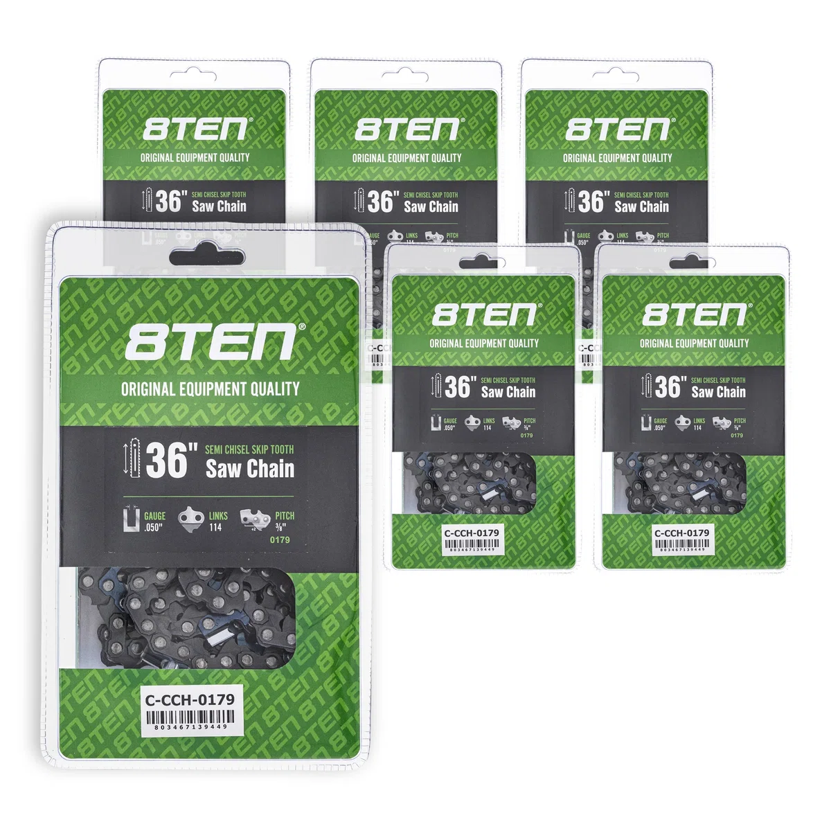 Chainsaw Chain 36 Inch .050 3/8 114DL For Stihl 72LGX114G 72EXJ114G 72EXL114G 72LPX114G 72JPX114G | 6-PACK