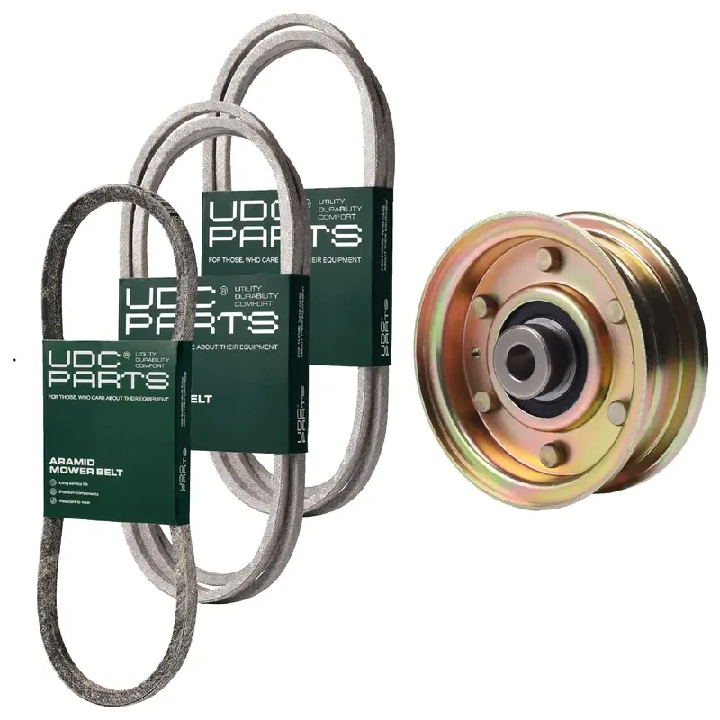 UDC Parts Mower Kit / Belt 754-04062 + Belt 754-04249 + Belt 754-0468 + Pulley 756-04224 / Fits Yard-Man LT-38