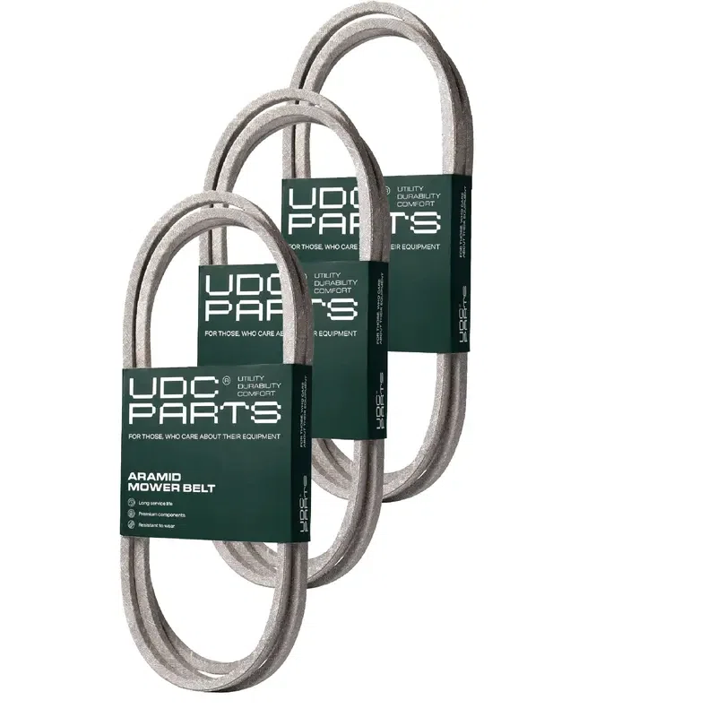 UDC Parts Mower Kit / Belt 130969 + Belt 140294 + Belt 144959 / Fits Husqvarna LTH152 LTH1742 LTH1842 LTH2042 YTH150 YTH1542 XP YTH180 YTH2042
