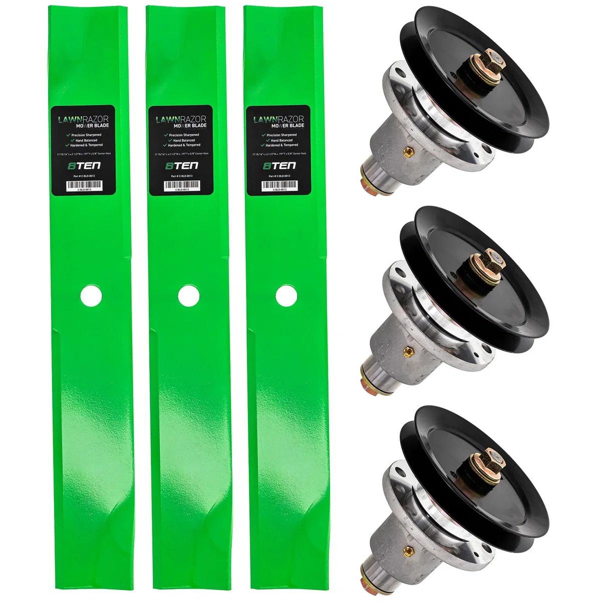 Deck Spindle & Mower Blade Kit For Exmark MK1002094