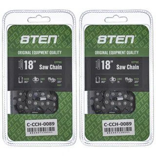 Chainsaw Chain 18 Inch .063 .325 74DL For Stihl Solo Homelite 22BPX074G 22LPX074G 591104274 | 2-PACK