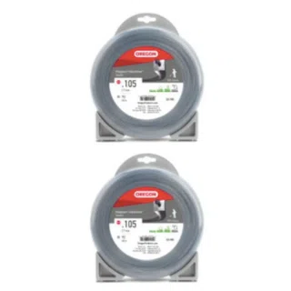 2PK Oregon 22-905 Magnum Gatorline Square Trimmer Line .105" by 90' Donut