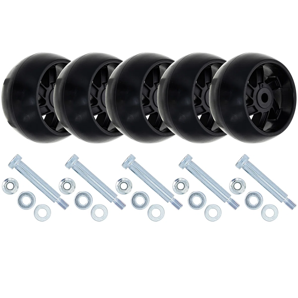 Deck Wheel Kit with Hardware For Poulan Pro Husqvarna Jonsered MK1012397