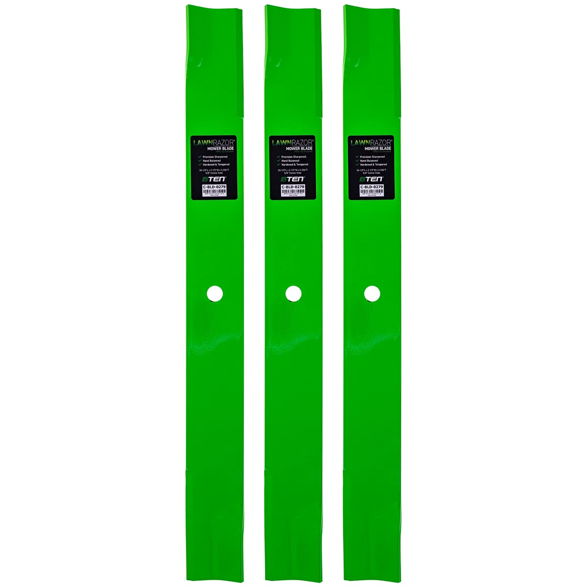 LawnRAZOR High Lift Blade For Gravely 09290500 09097100 | 3-PACK