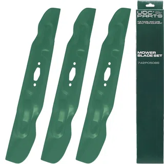 742P05086 Cub Cadet 54 Inch High Lift Blades Replacement, 3 Pack | Diamond (S-pattern), 490-110-C194 490-110-F194 742-05086 490-110-Y194 ZTS2 ZT2 54" ZT1-54 Craftsman CMXGZAM110194 Z5800 T3200