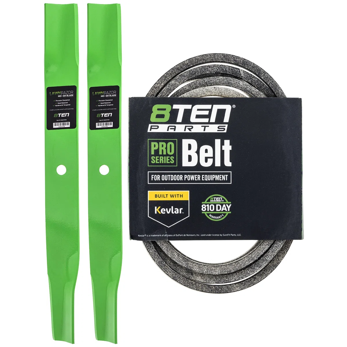 Mower Blades & Deck Belt Kit For Toro Exmark MK1007788