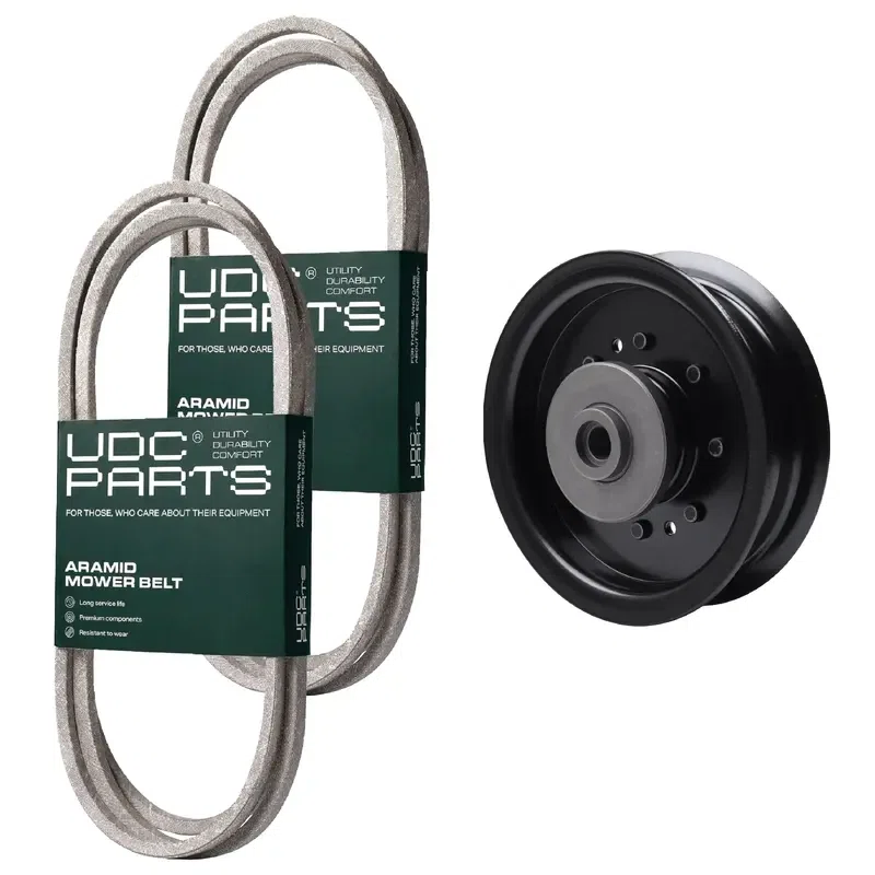 UDC Parts Mower Kit / Belt 140218 + Belt 405143 + Pulley 532196104 / Fits Husqvarna YTH220 Twin