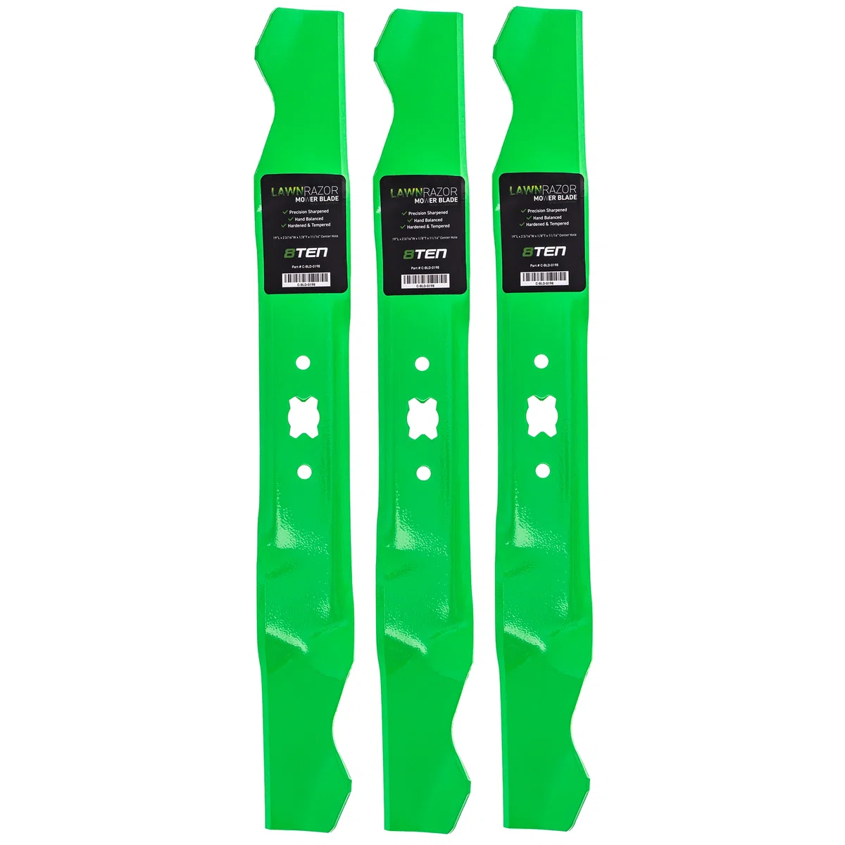 LawnRAZOR Mulching Blade For Cub Cadet MTD Yard-Man 942-0739 742-0739 | 3-PACK