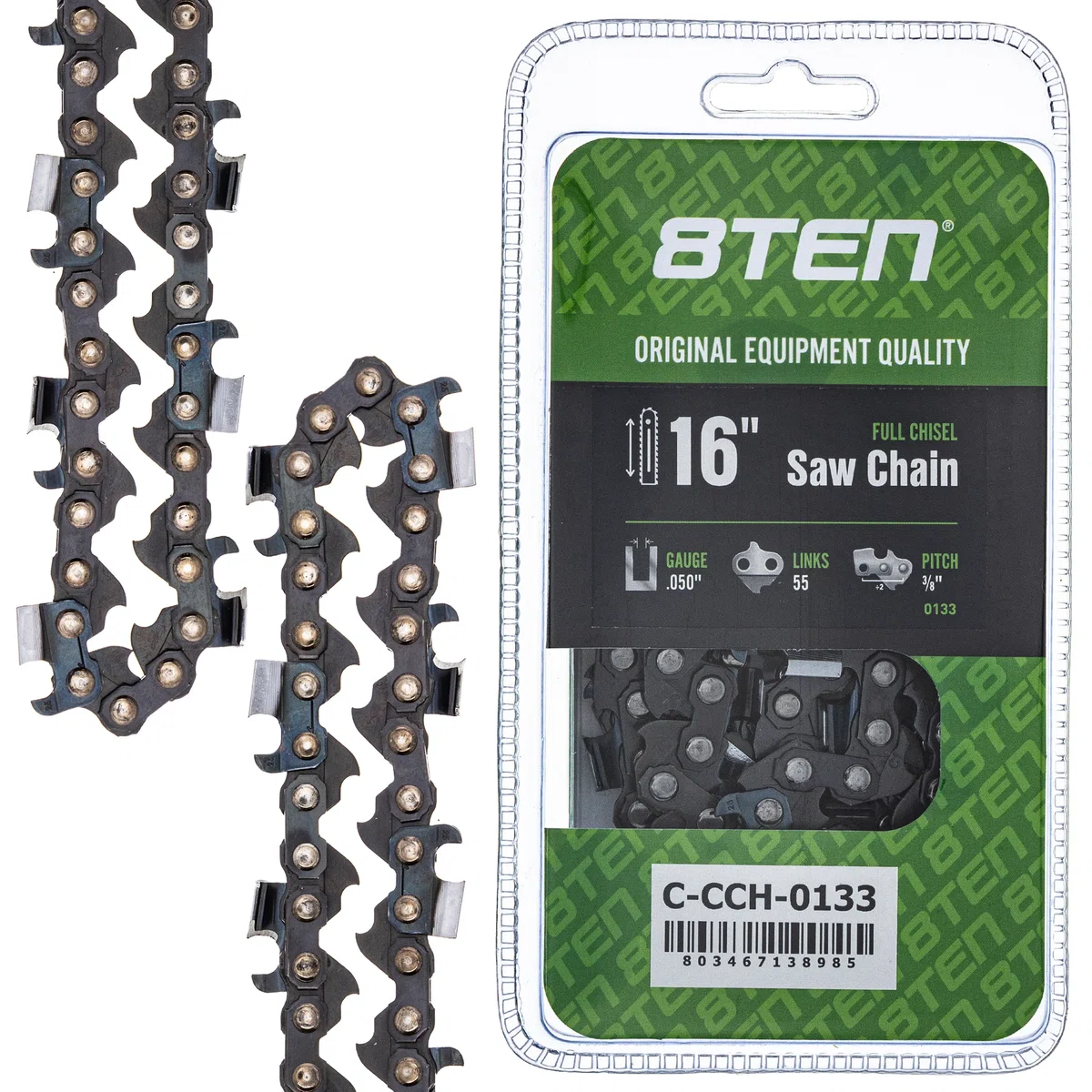 Chainsaw Chain 16 Inch .050 3/8 55DL For Stihl Homelite Oleo Mac 91VXL055G 91PXL055G 91PX055G