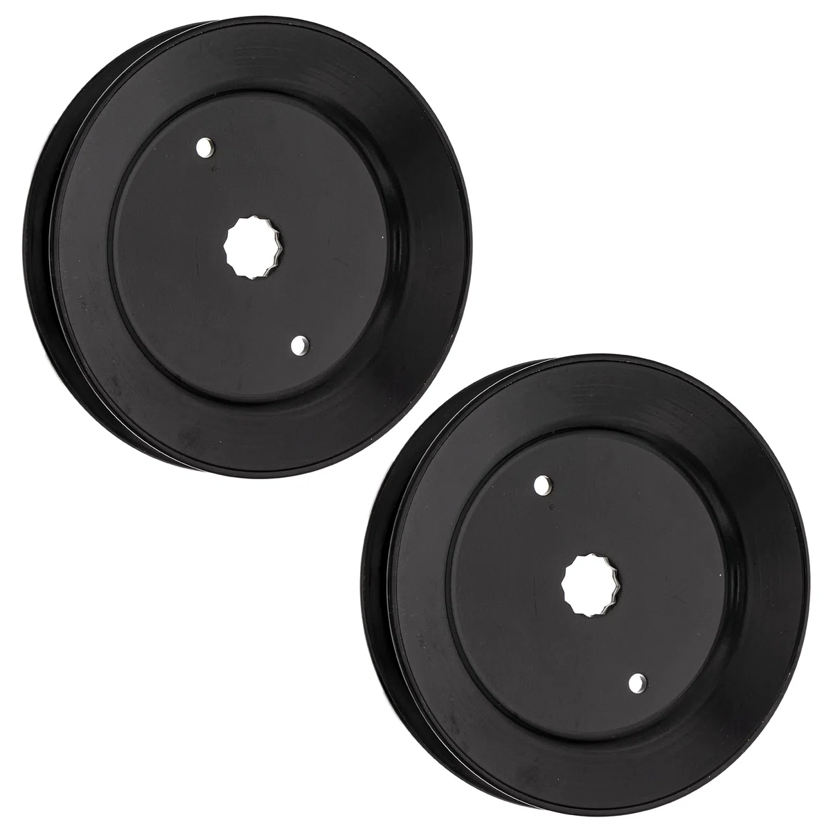 Deck Spindle Pulley Set For Husqvarna AYP Jonsered 153531 173434 129207 532173434 532153531 | 2-PACK