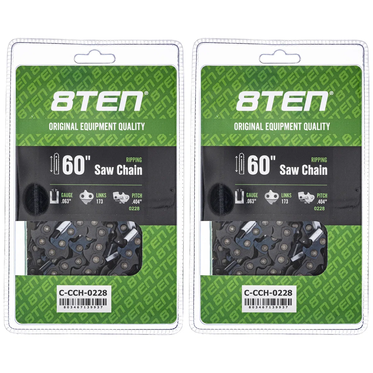 Chainsaw Chain 60 Inch .063 .404 173DL For Stihl 68LX173G 68LX173 46RSK173 | 2-PACK