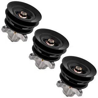 Deck Spindle Double Pulley Set For Huskee Yard-Machines Yard-Man 918-0429 918-0269 618-0269 618-0429 | 3-PACK