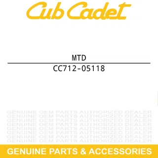 MTD 712-05118 NUT-SQUARE 1/4-20