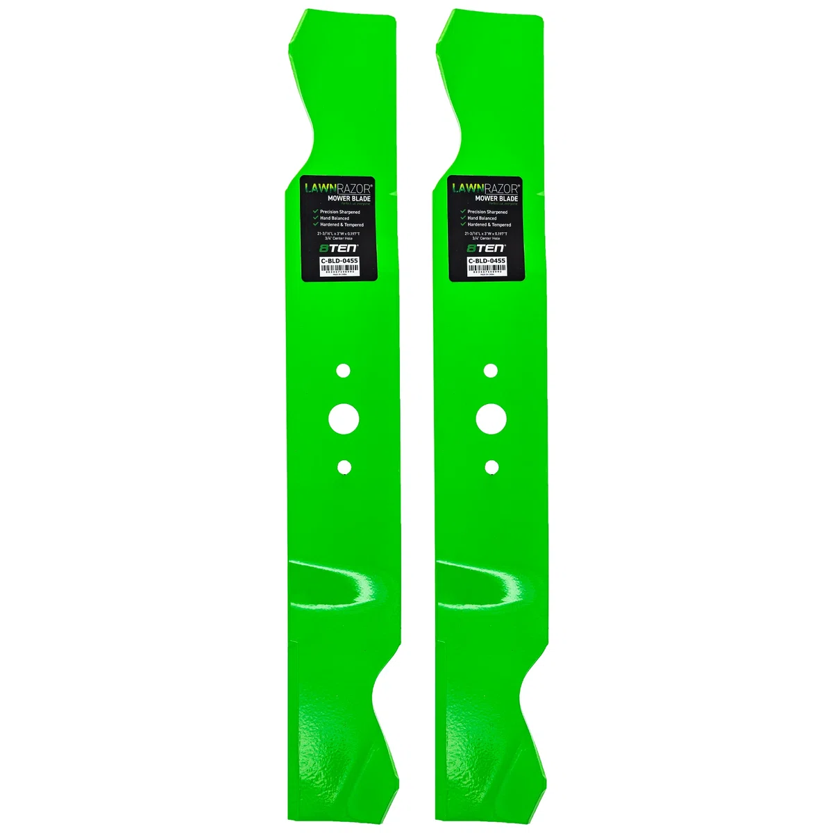 LawnRAZOR Notched Low Lift Blade For Cub Cadet 759-3824 742P3018 742-3018 | 2-PACK