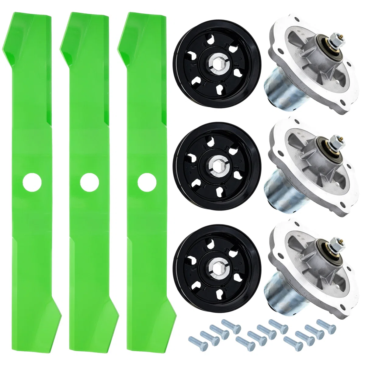 Blade Spindle Kit for Kubota RCK72P-1500Z 72-inch K5975-97530 K5955-34510
