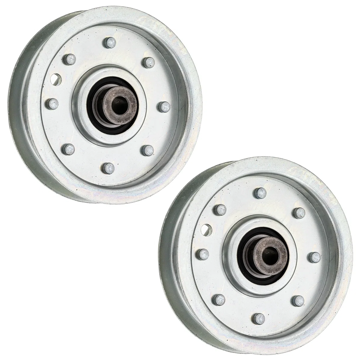 Flat Idler Pulley Set For Cub Cadet Craftsman Columbia 756-0627 756-0627D 956-0365 756-0627B | 2-PACK