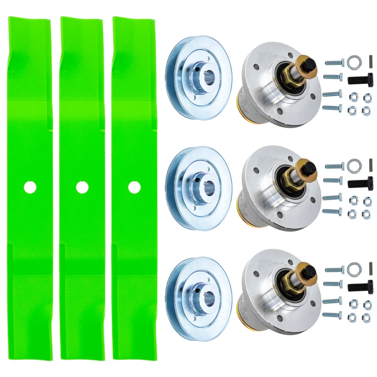 Blade Spindle Kit for Spartan RT SRT HD XD 54-Inch 438-0001-00 437-0005-00