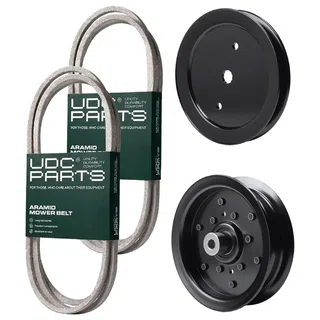 UDC Parts Mower Kit / Belt 130969 + Belt 138255 + Pulley 195945 + Pulley 532196106 / Fits Jonsered LT2217A