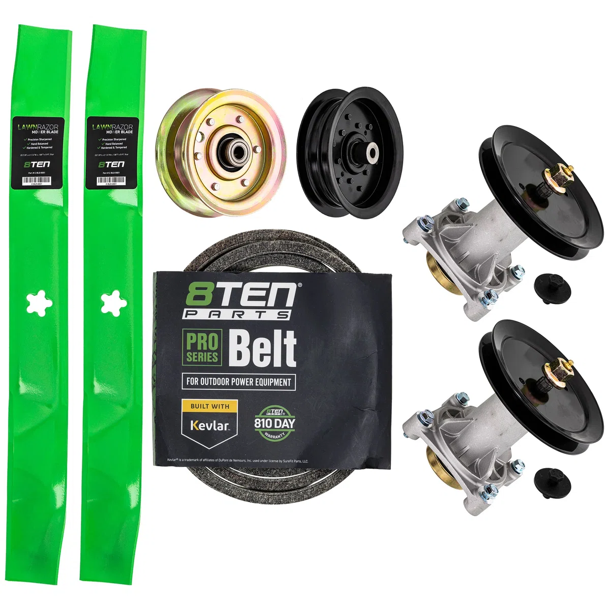 Blade Spindle Belt Idler Deck Kit For Poulan Pro Wizard AYP MK1009626