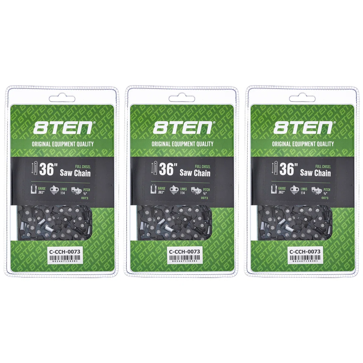Chainsaw Chain 36 Inch .063 3/8 114DL For Stihl Solo Homelite 75RD114G 75EXJ114G H50S114 75EXJ114 | 3-PACK