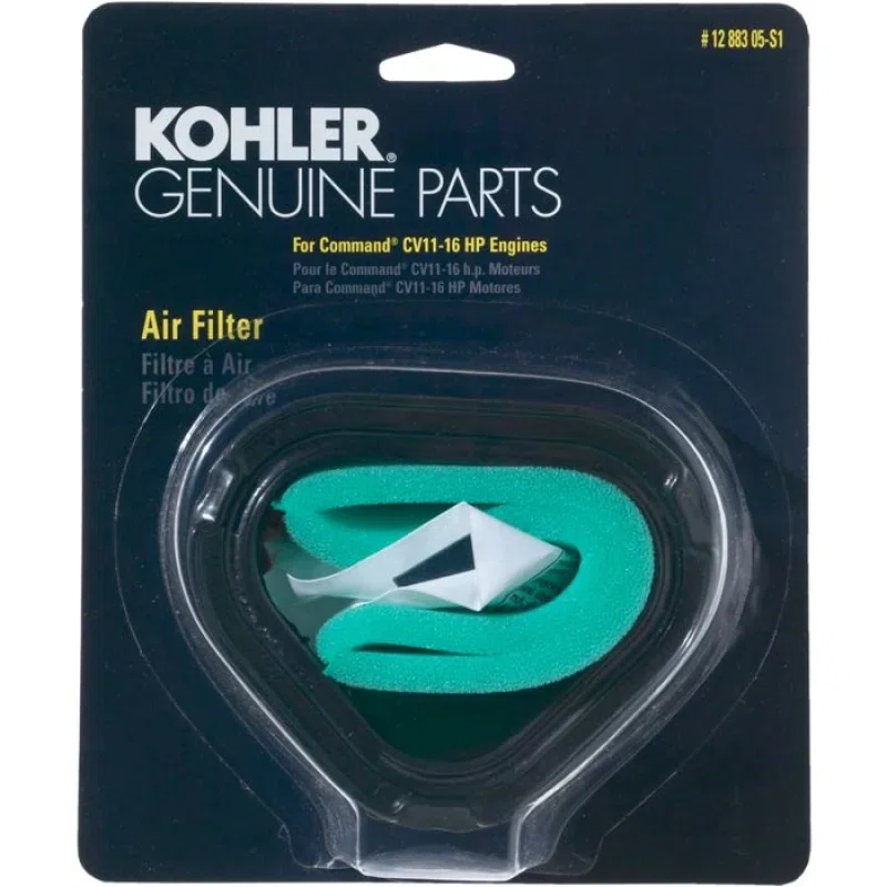 Kohler Part Number 12 883 05-S1 Genuine OEM Command Pro CV11-16HP Engines Air Filter Kit