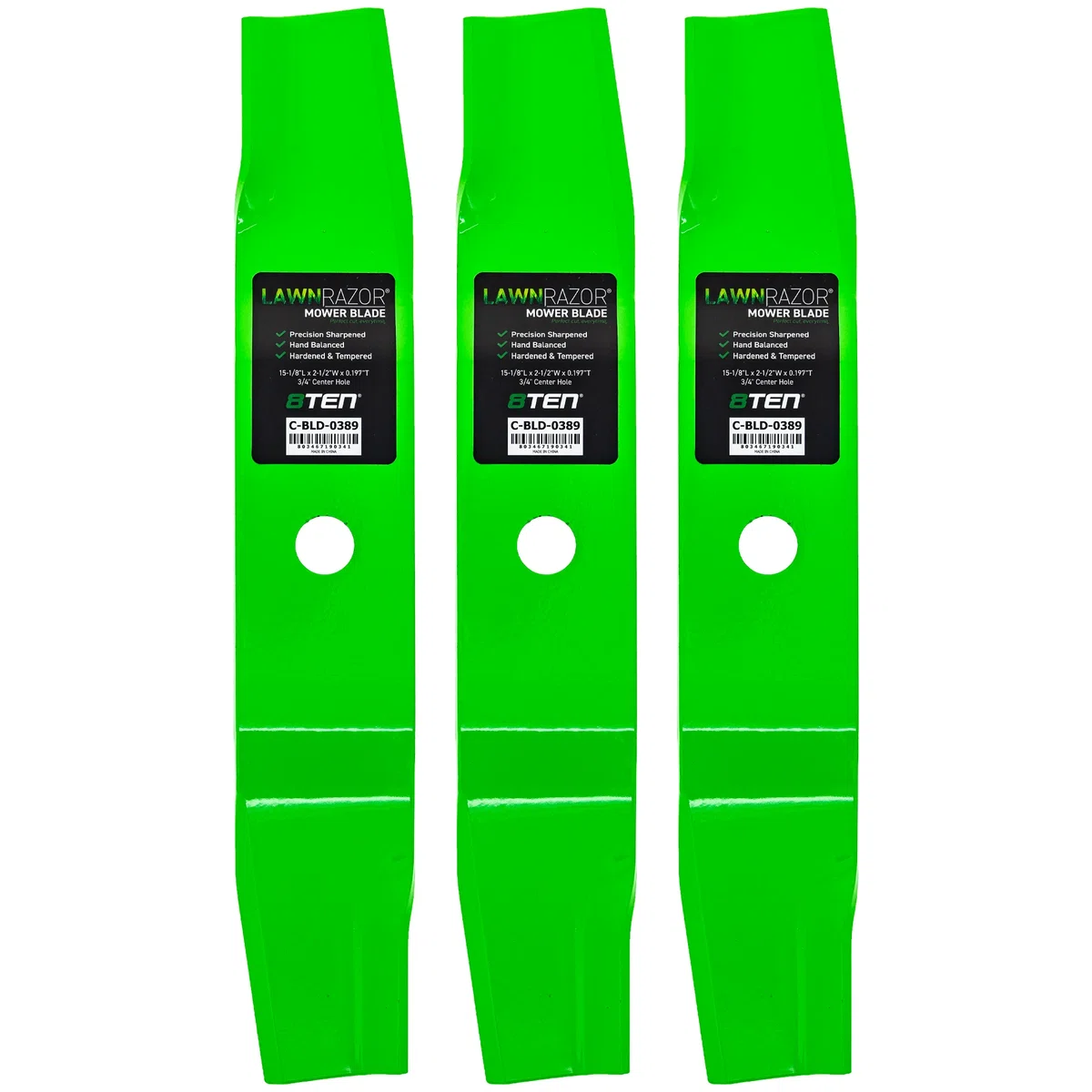 LawnRAZOR High Lift Blade For Cub Cadet IH-59704-C1 759-3812 742P3002 742-3002-0637 742-3002 | 3-PACK
