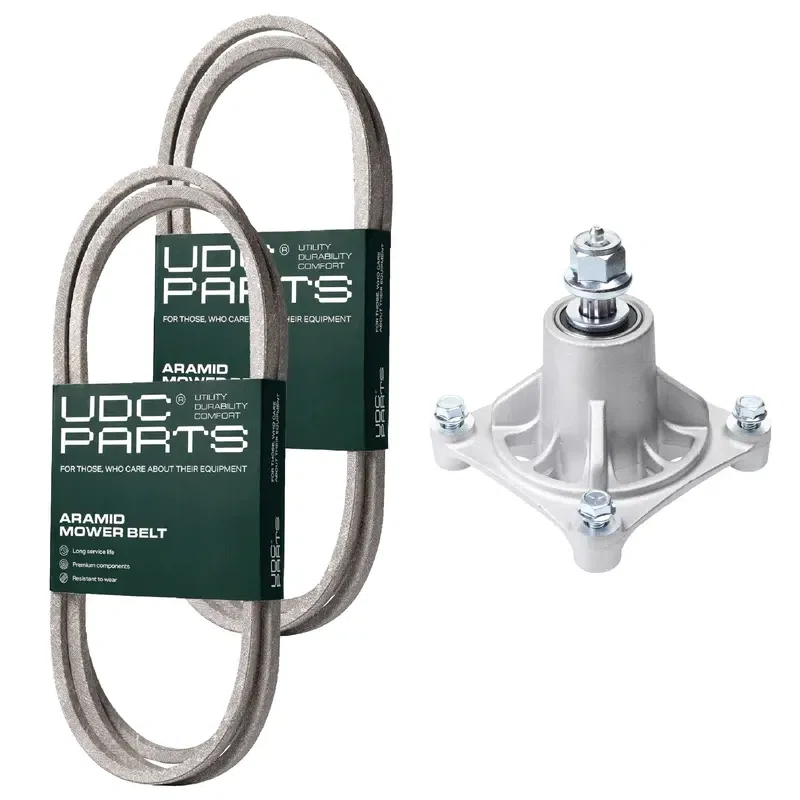 UDC Parts Mower Kit / Belt 140294 + Belt 174368 + Spindle 532174356 / Fits Statesman SP20PH48STA SP24H48YT SP25PH48STA SP25PH48STB SP25PH48STC