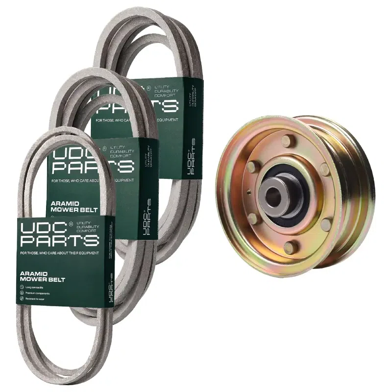 UDC Parts Mower Kit / Belt 754-04033 + Belt 754-04118 + Belt 754-04219 + Pulley 756-04224 / Fits Yard-Man LT-46