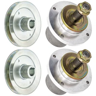 Spindle & Pulley Kit For Scag 810-KSP4274N | 2-PACK