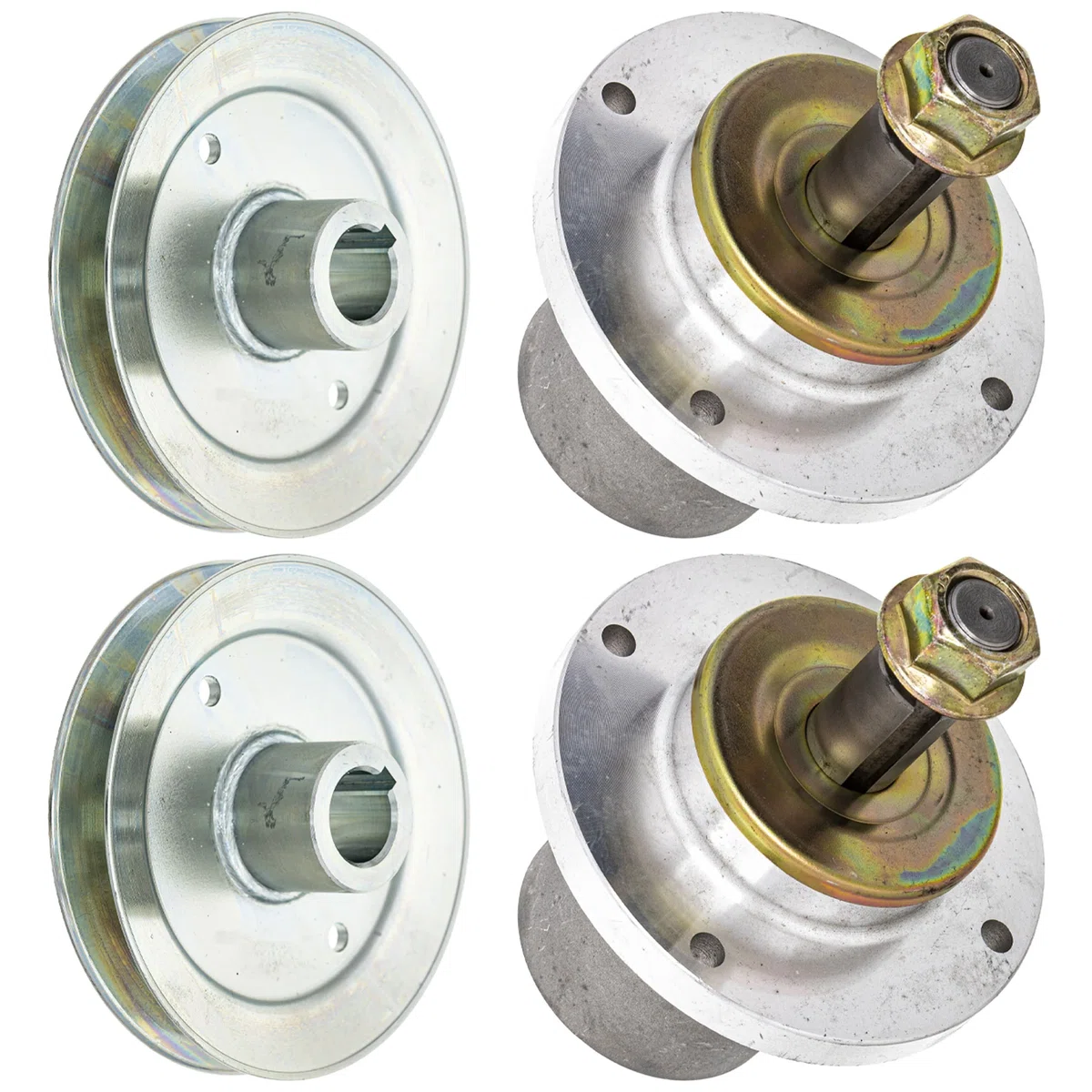Spindle & Pulley Kit For Scag 810-KSP4274N | 2-PACK