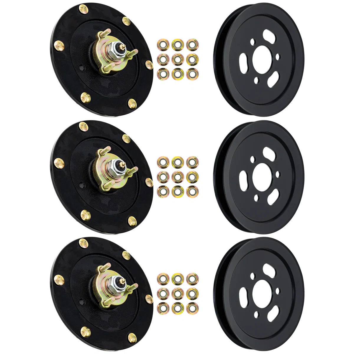 Spindle & Pulley Kit For Toro 810-KSP4342N | 3-PACK