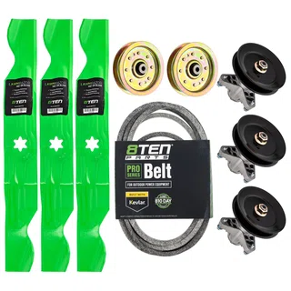Blade Spindle Belt Idler Deck Kit For Cub Cadet Columbia White Outdoor MK1009617