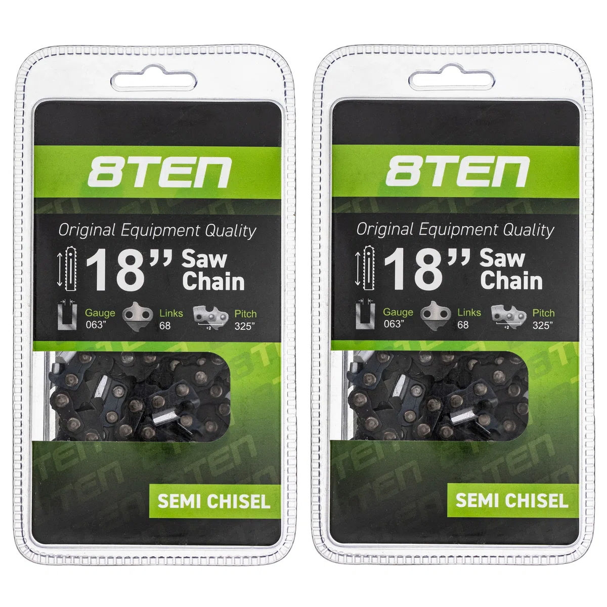 Chainsaw Bar & 2 Chains Kit 18 Inch For Stihl Homelite MK1002903
