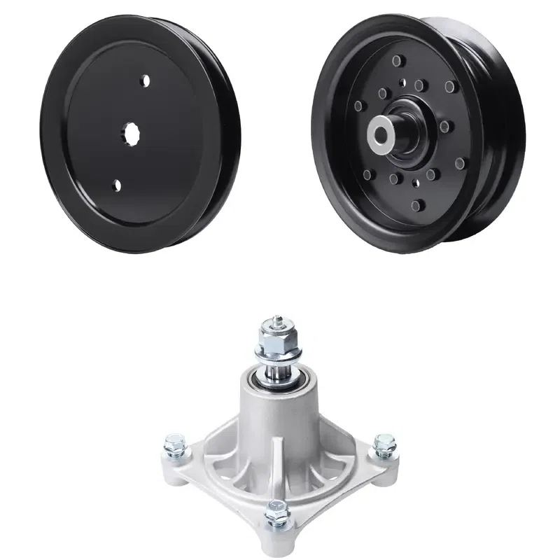 UDC Parts Mower Kit / Pulley 195945 + Pulley 532196106 + Spindle 532174356 / Fits Husqvarna RZ4219