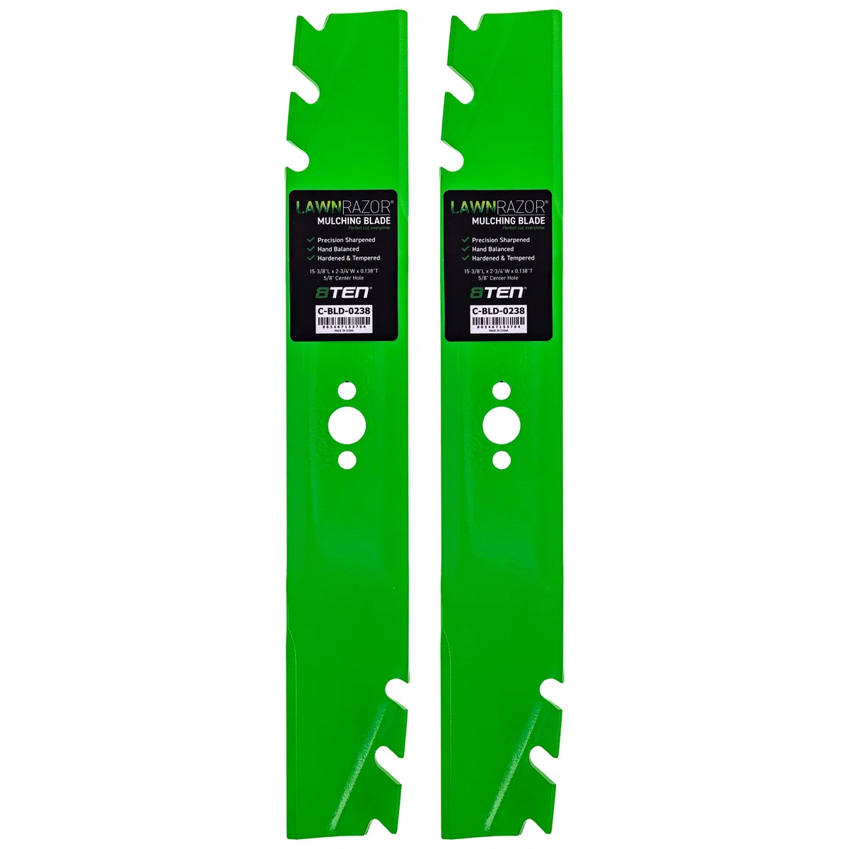 LawnRAZOR Toothed Blade For Toro Exmark 116-6358-03 116-6358 116-6358-S | 2-PACK