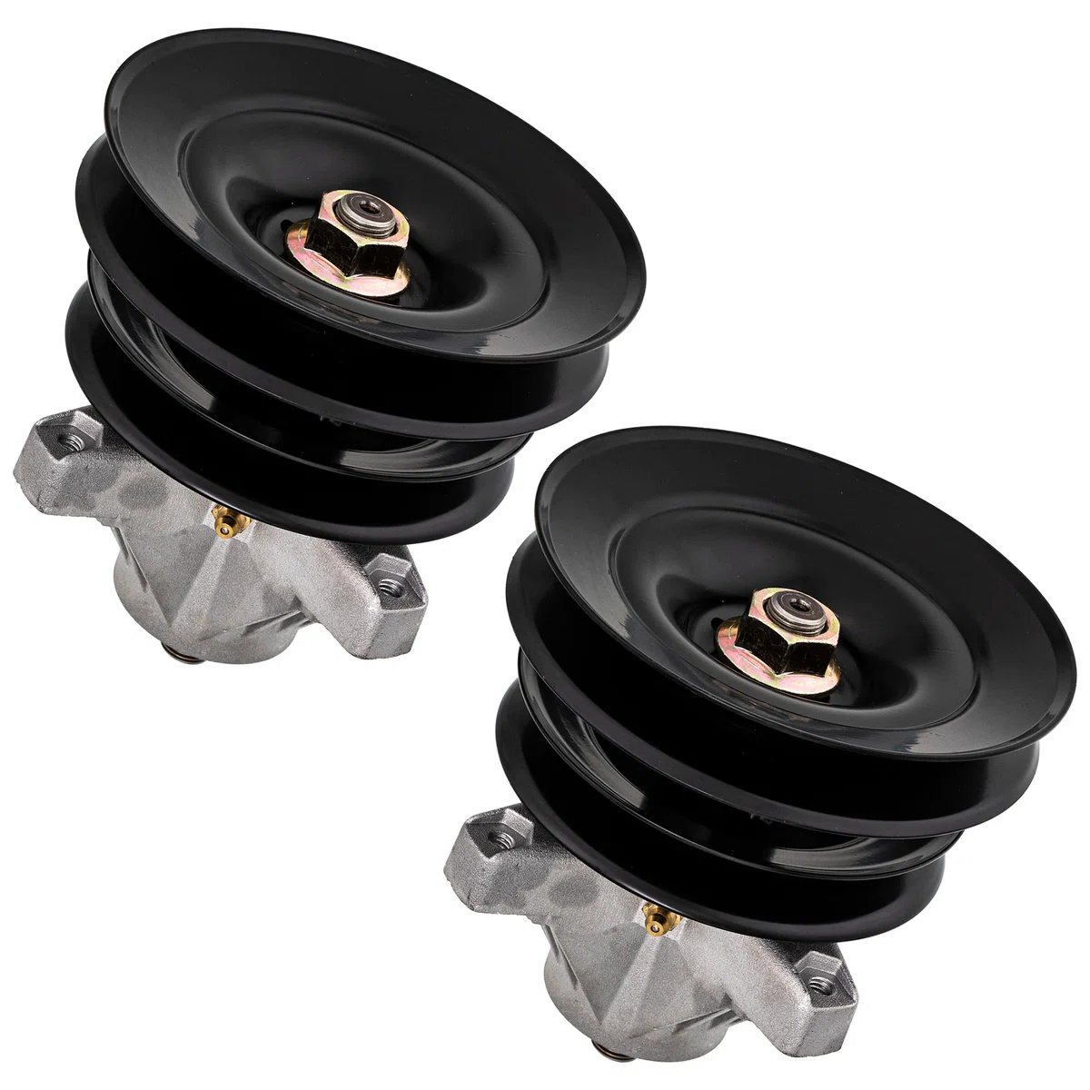 Deck Spindle Double Pulley Set For Huskee Yard-Machines Yard-Man 918-0429 918-0269 618-0269 618-0429 | 2-PACK