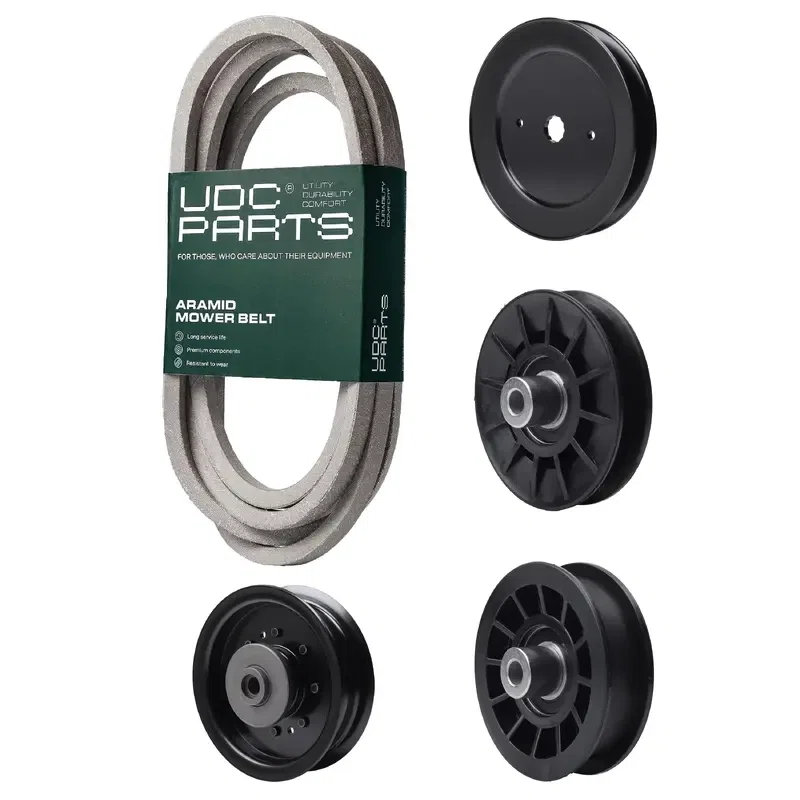 UDC Parts Mower Kit / Belt 196103 + Pulley 129861 + Pulley 532194326 + Pulley 532196106 + Pulley 532194327 / Fits Statesman SOGT26H54