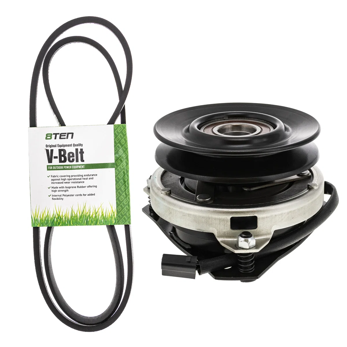 Electric PTO Clutch & Belt Kit For Roper Poulan Pro Husqvarna MK1006321