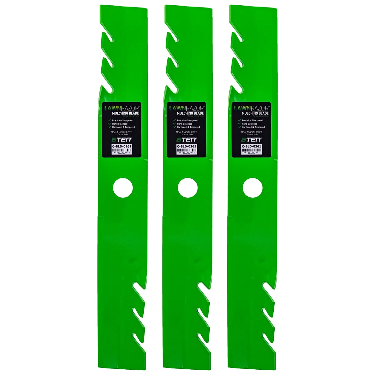 LawnRAZOR Toothed Blade For Exmark Husqvarna 103-6397 103-6397-S 116-5175 116-5175-S | 1-PACK